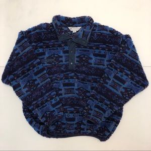 Rare Vintage Columbia Snap Fleece